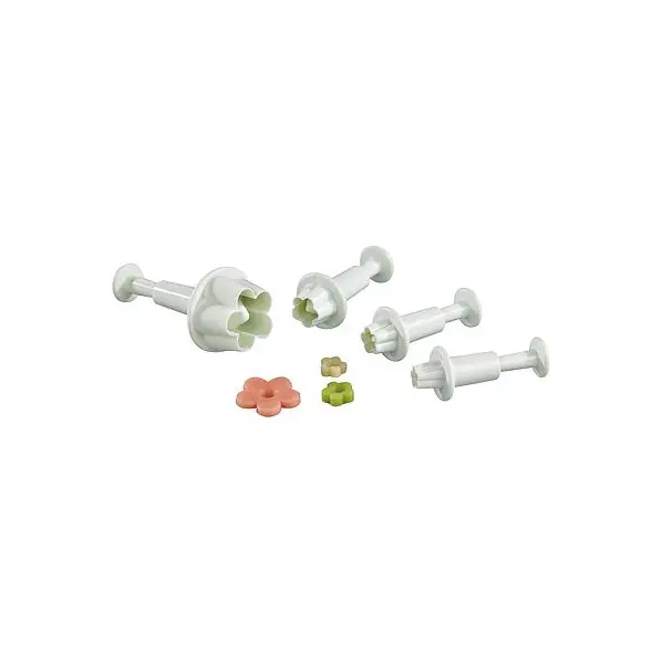 Jeu de 4 découpoirs forme fleur