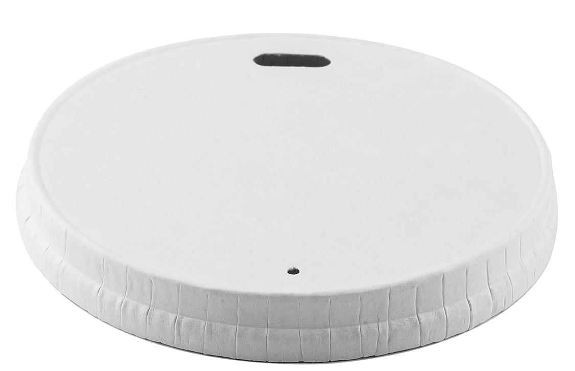 50 Couvercles Bagasse Pour Gobelets 90mm - Biodégradables Compostables Café à Emporter