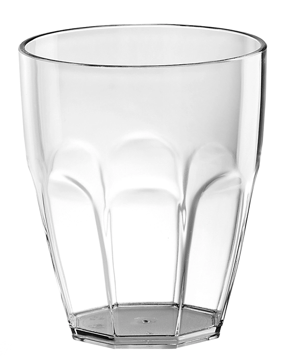 Verres à Eau En Verre - Lot De 6 - 29 Cl - Violet Clair - Design Moderne