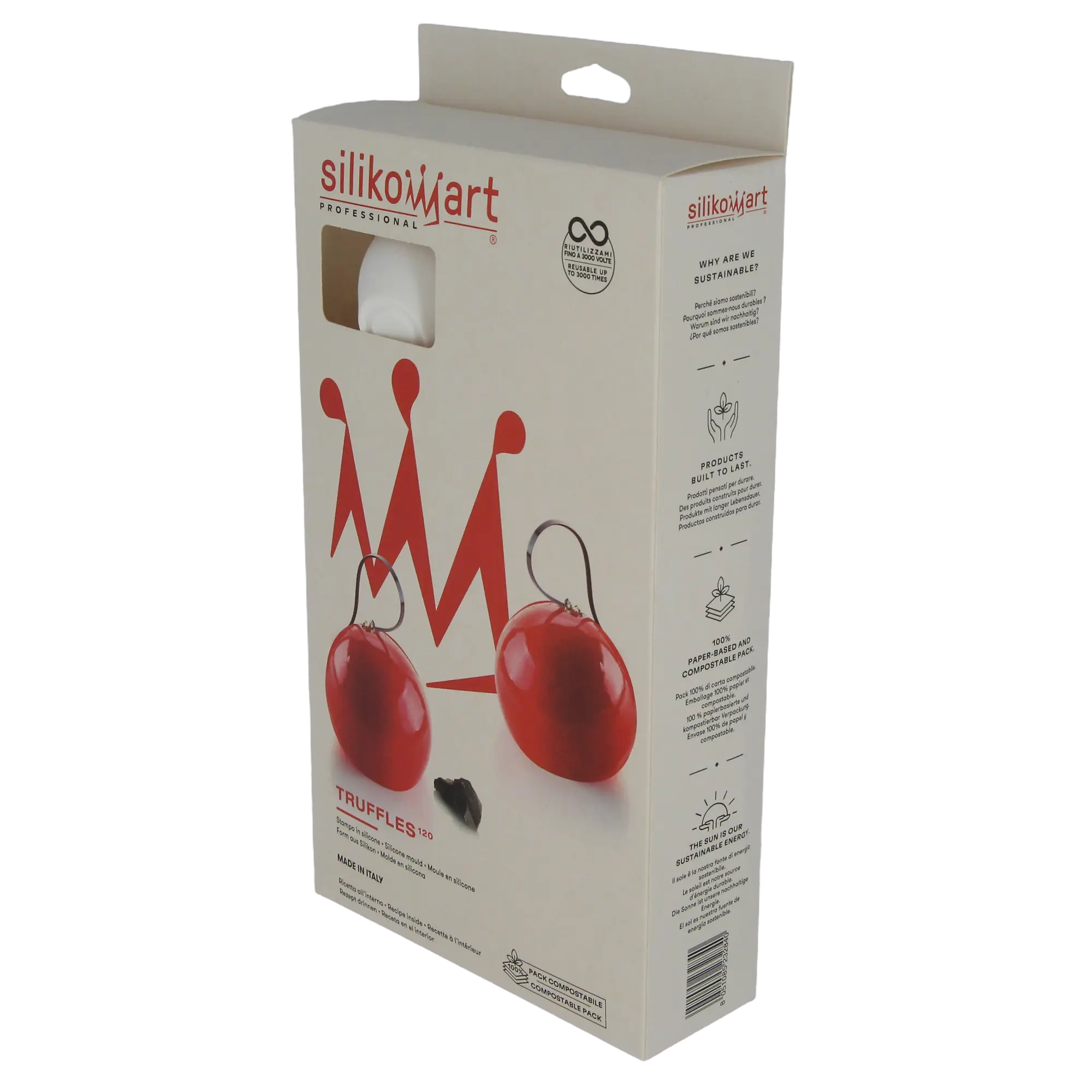 Moule Silikomart Essentiel 1000 Ml - Pour Pâtisserie | Ø18 Cm | Four, Lave-Vaisselle, Congélo