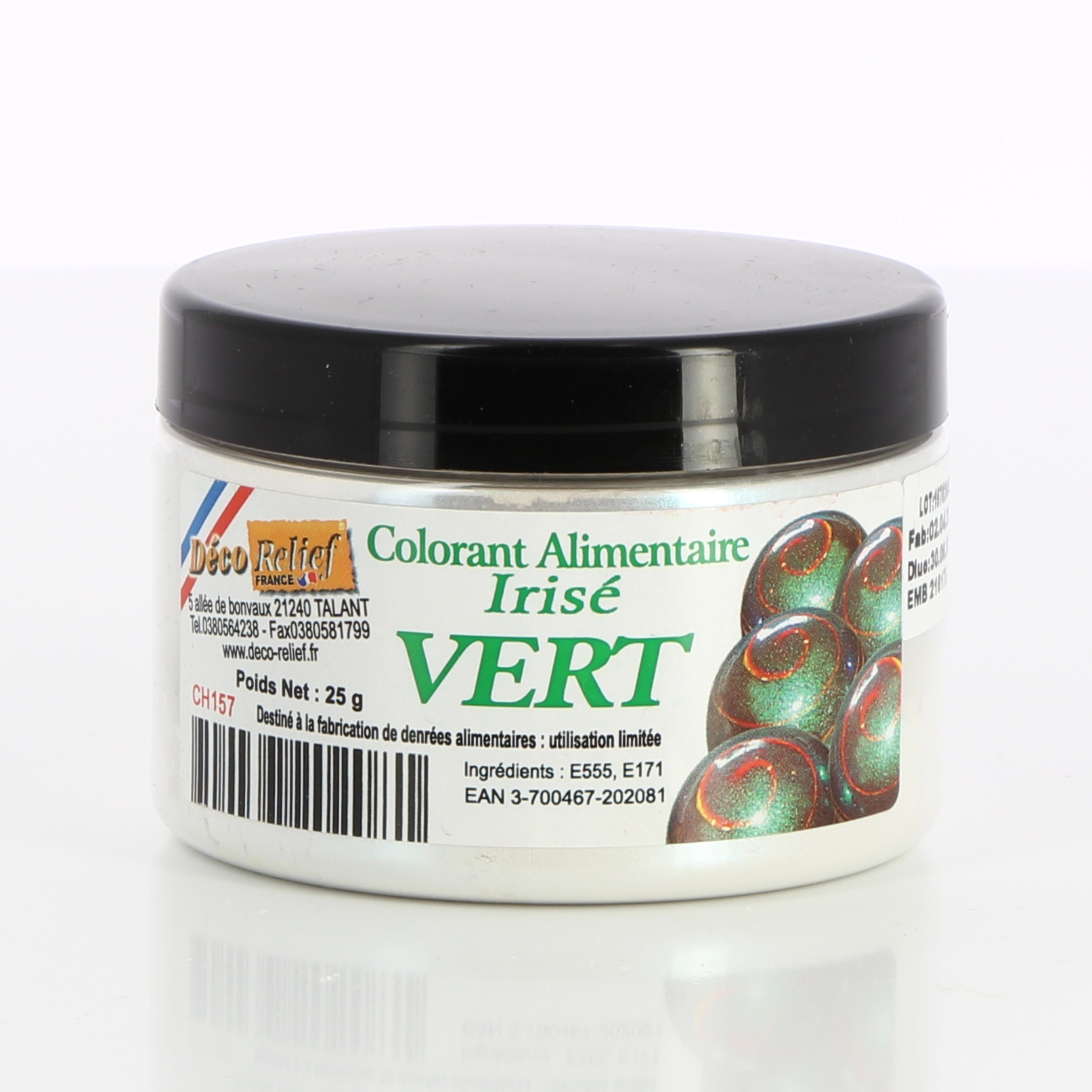 Colorant alimentaire vert irisé en poudre 25 g La Boutiqu... — free download