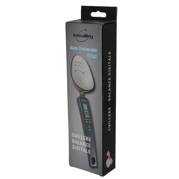 Balance De Cuisine électronique Avec Cuillère - Capacité 500 G, Précision 0,1 G - Écran LCD - Fonction Tare - Unités : G, Oz, Ct, Gn