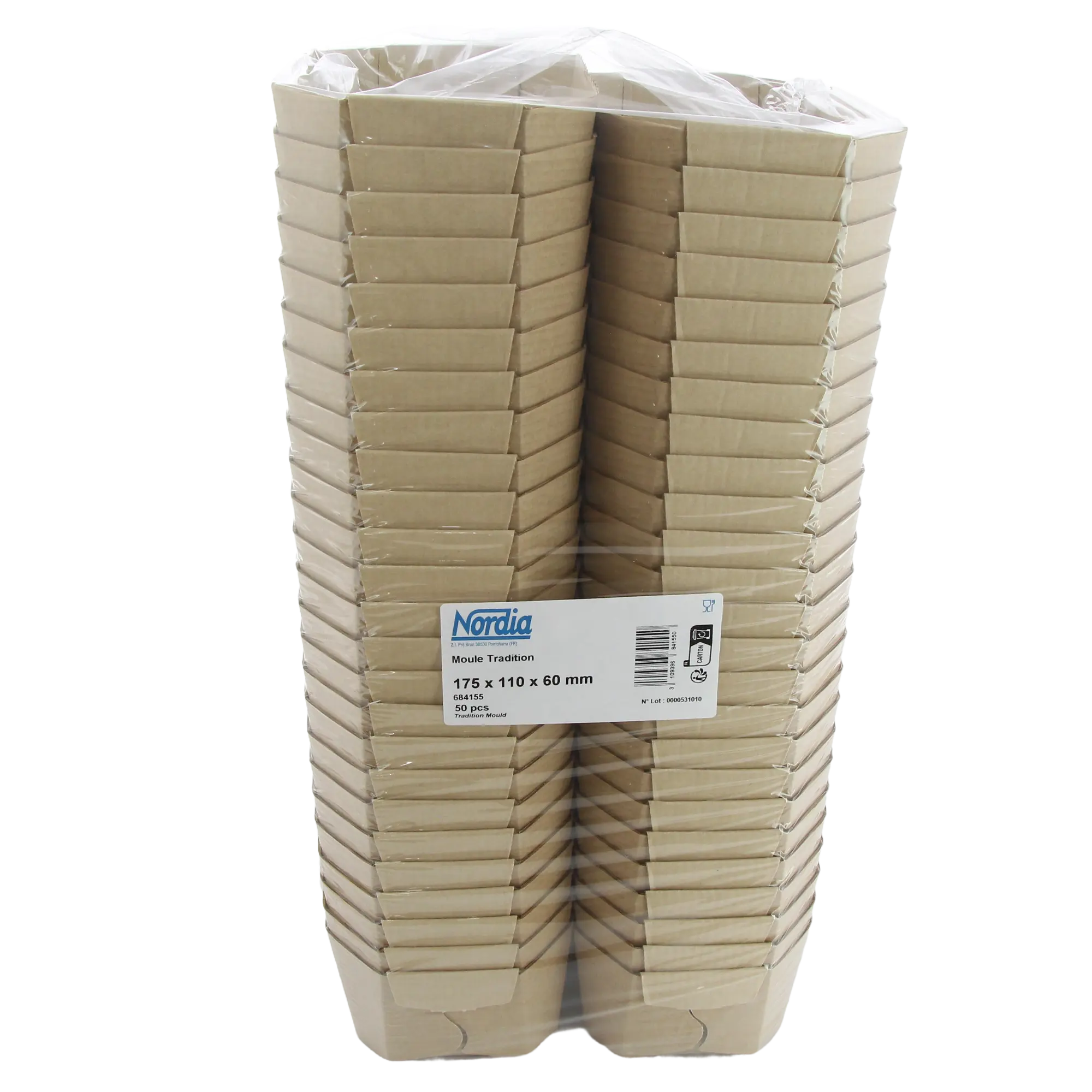 Lot De 10 Moules à Pain Haut + 10 Sachets Plastique - Pour Panettone, Diamètre 17 Cm, Hauteur 12 Cm - 6