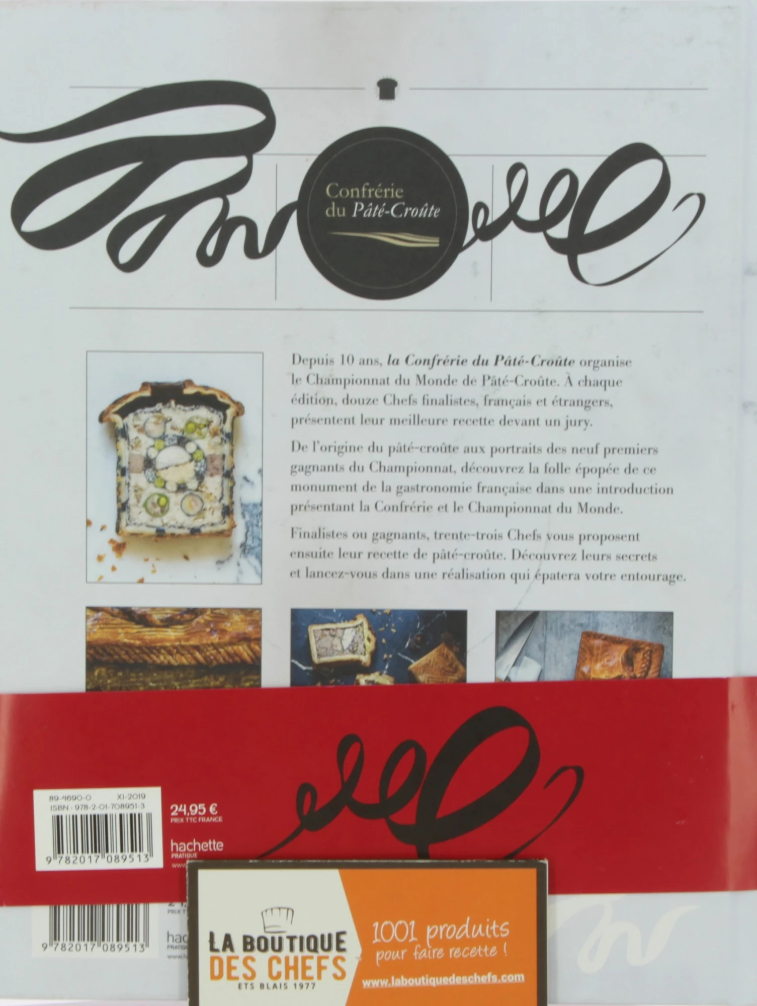 Livre La Confrérie du pâté croute | La Boutique des chefs