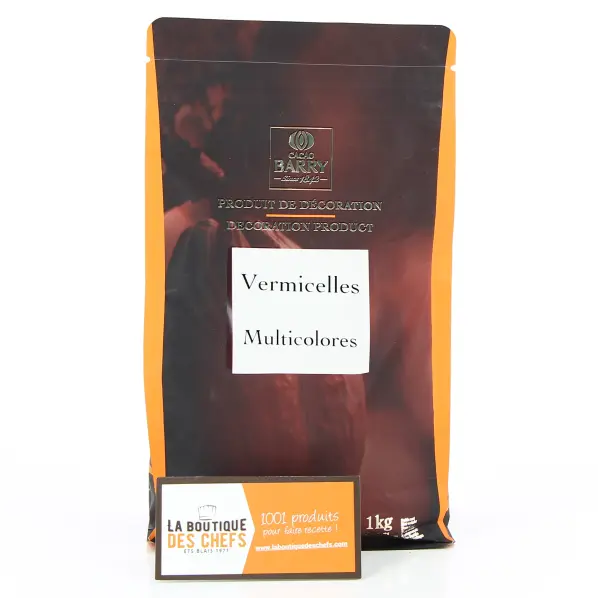 Vermicelles en arc en ciel Multicolores 1 kg