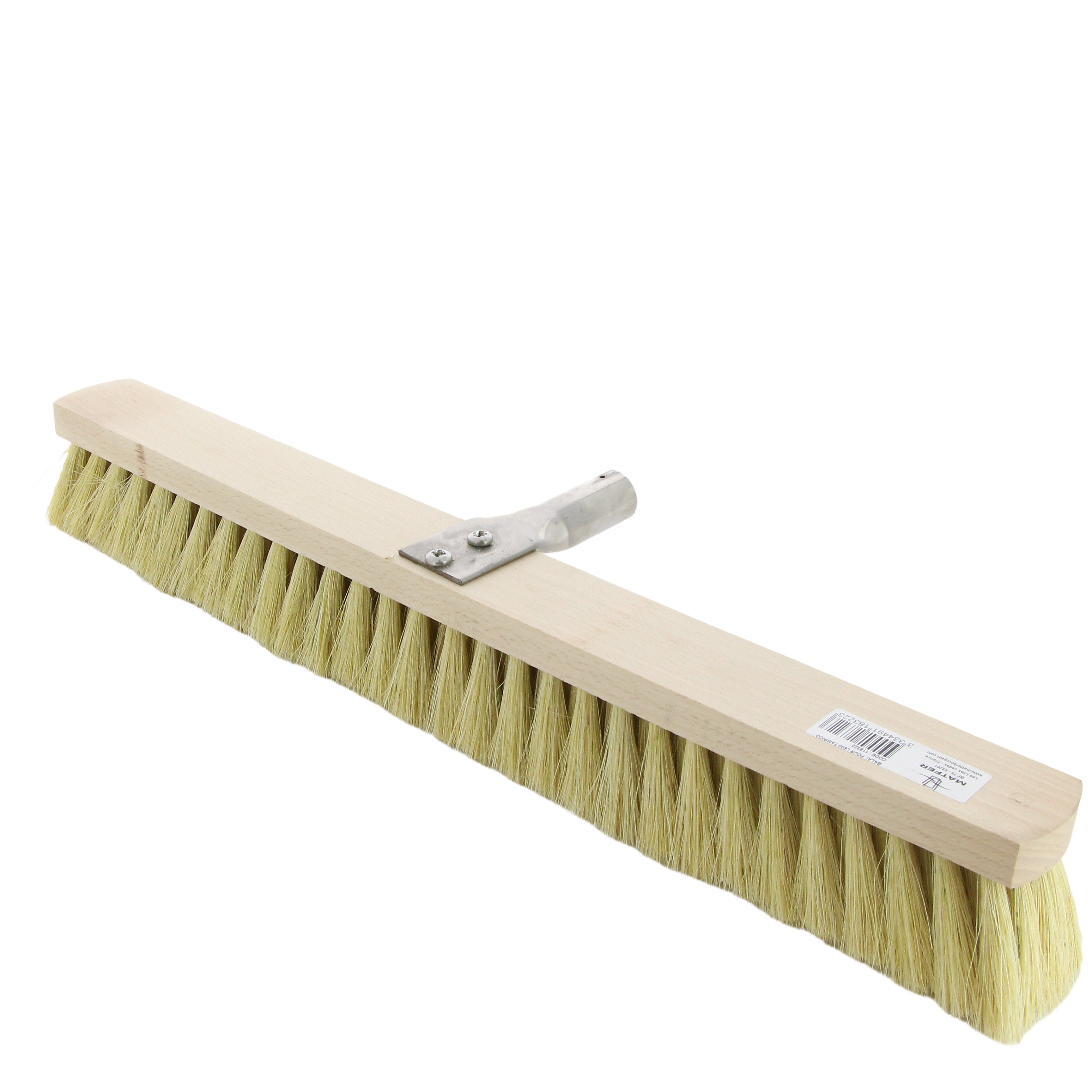 Brosse-Balai Professionnelle L 600 Mm - Diamètre 25 Mm - Pour Agroalimentaire, Nettoyage Industriel
