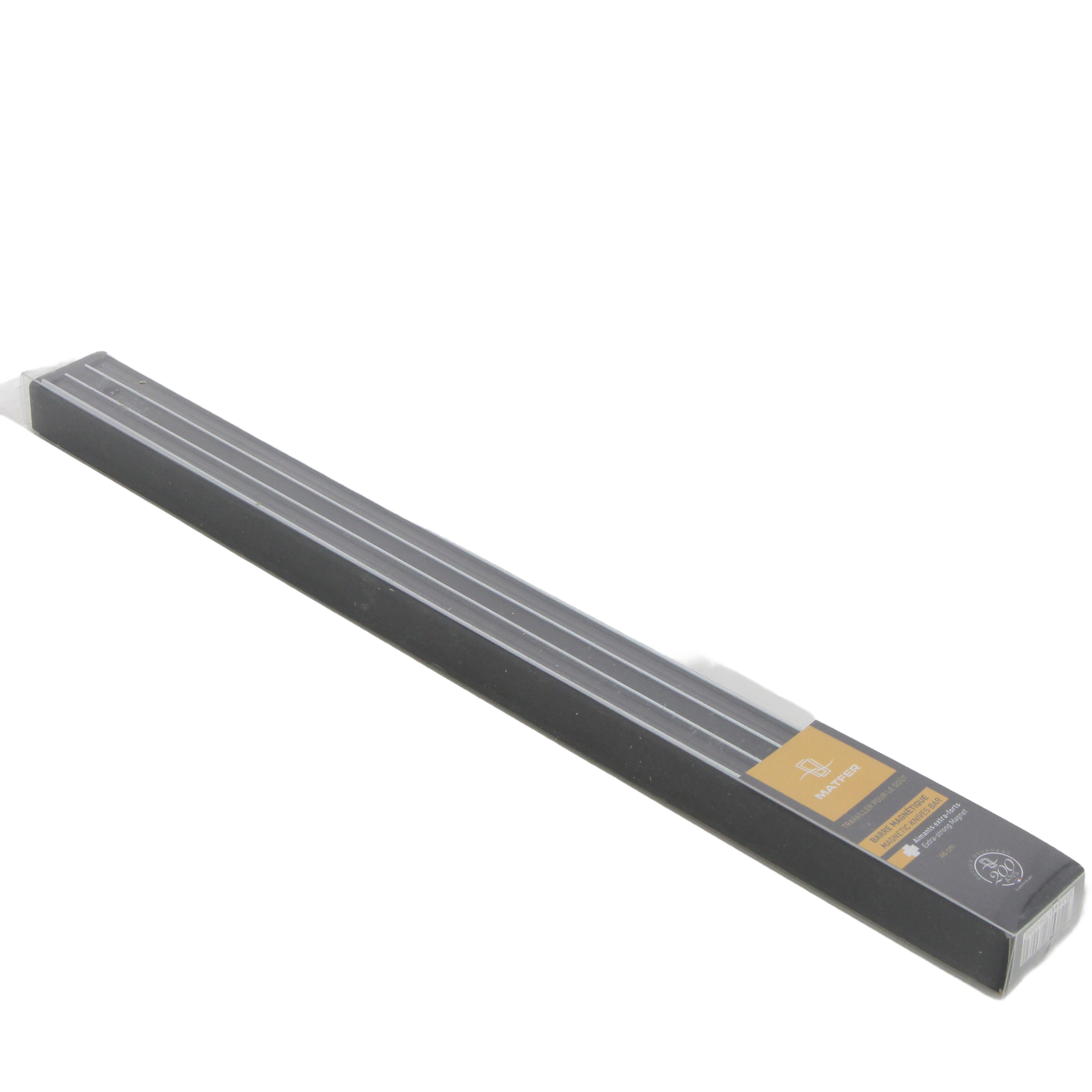 Pradel Excellence - Barre Magnétique de Cuisine - Support en Acier Inoxydable pour Couteaux et Ustensiles - Fixation Murale Facile - Design Élégant - 55,3 x 4,8 cm