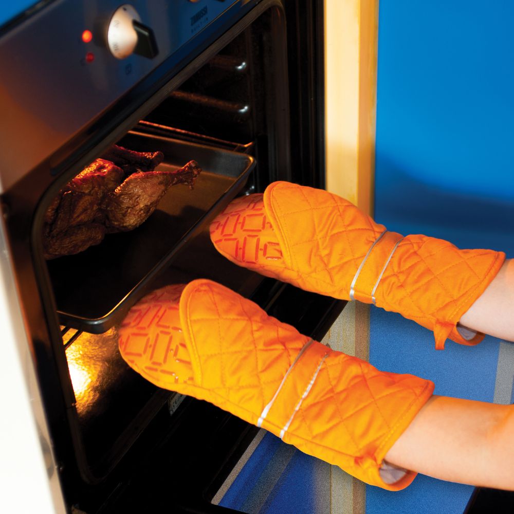 1 Paire De Mini Gants De Four, Gants Courts En Silicone