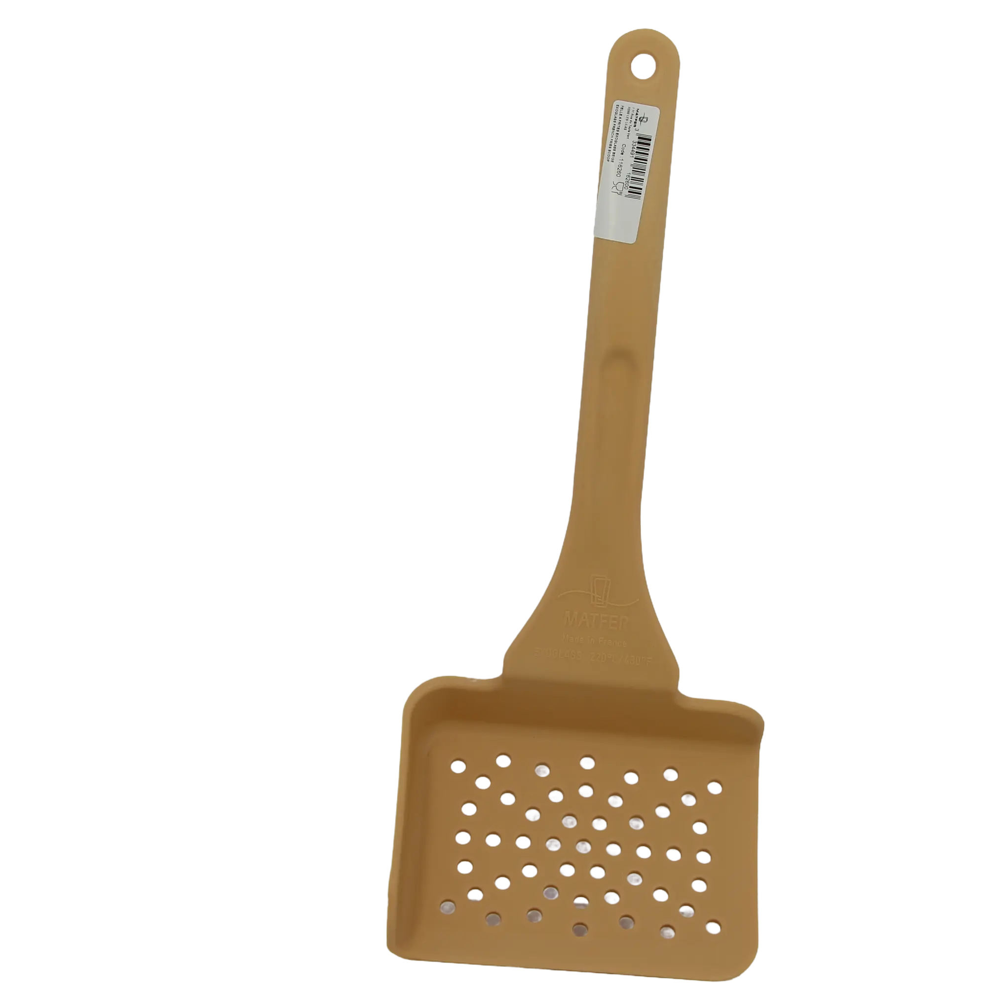 Pelle à Frites Noire Chromée – Design Ergonomique, Crochet De Suspension, Passe Au Lave-vaisselle