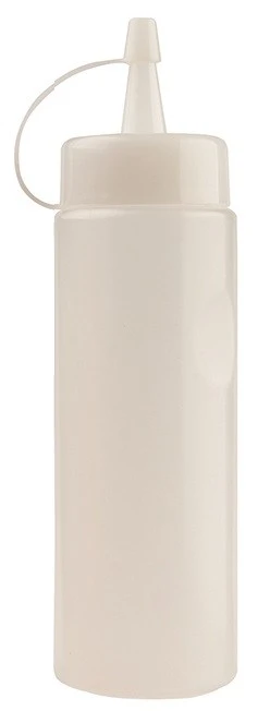 Lot De 6 Bouteilles à Sauce Pressables 360 Ml - Flacons Souples Transparents Pour Ketchup, Moutarde, Huile - Cuisine & BBQ