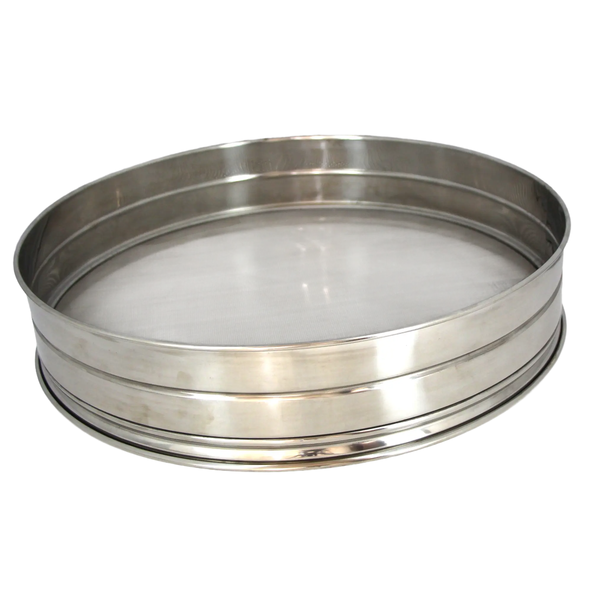 Tamis Inox Maille Fine 25 Cm – Tamis à Farine 1,4 Mm Pour Pâtisserie, Cuisine, Laboratoire (Autres Mailles Disponibles)