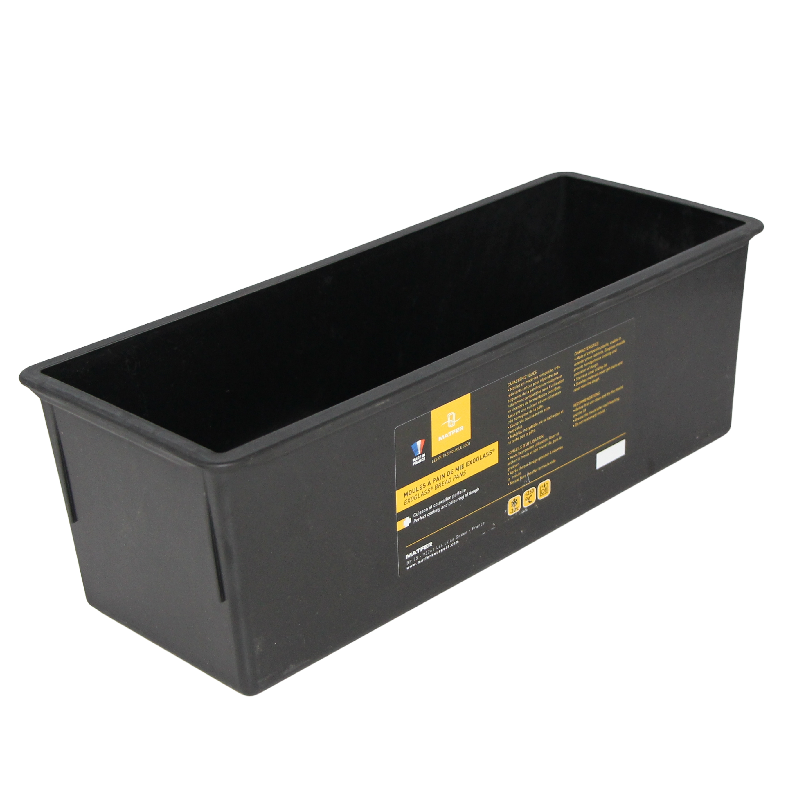 GBACHOOSE Moule à Pain Avec Couvercle 1000g Doré - 32x12x11cm Pour Pain, Toast Et Pâtisseries