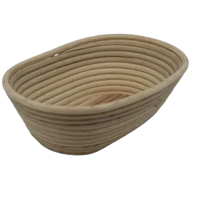 Banneton de fermentation à pain en rotin ovale 24 cm