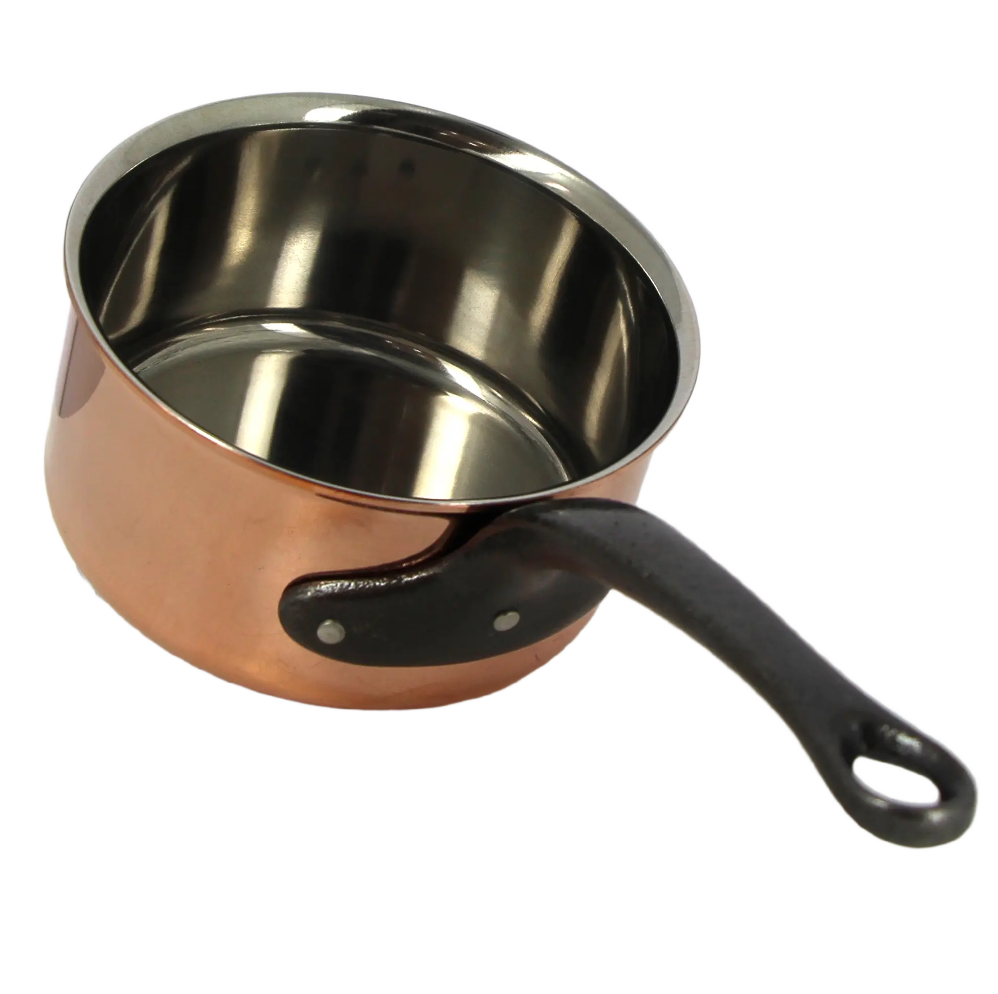 COCOTTE RONDE CUIVRE inox BOURGEAT 20 MADE IN FRANCE TBE EUR 225,00