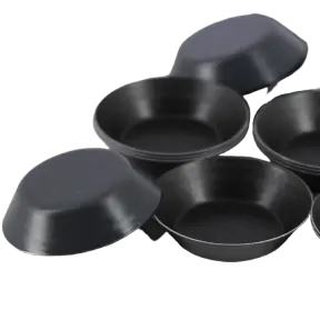 25 moules à petits fours ronds creux en Exopan 4 cm