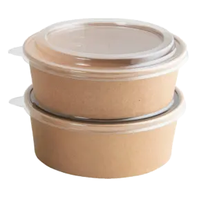 300 saladiers en kraft avec couvercle 75 cl