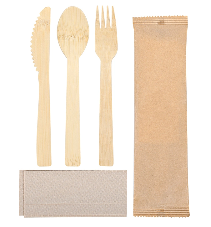 Lot De 3 Porte-Couverts En Bambou Avec Plateau - Organisateur De Cuillères, Fourchettes, Couteaux - Décoration Cuisine Pratique Et Naturelle - 4