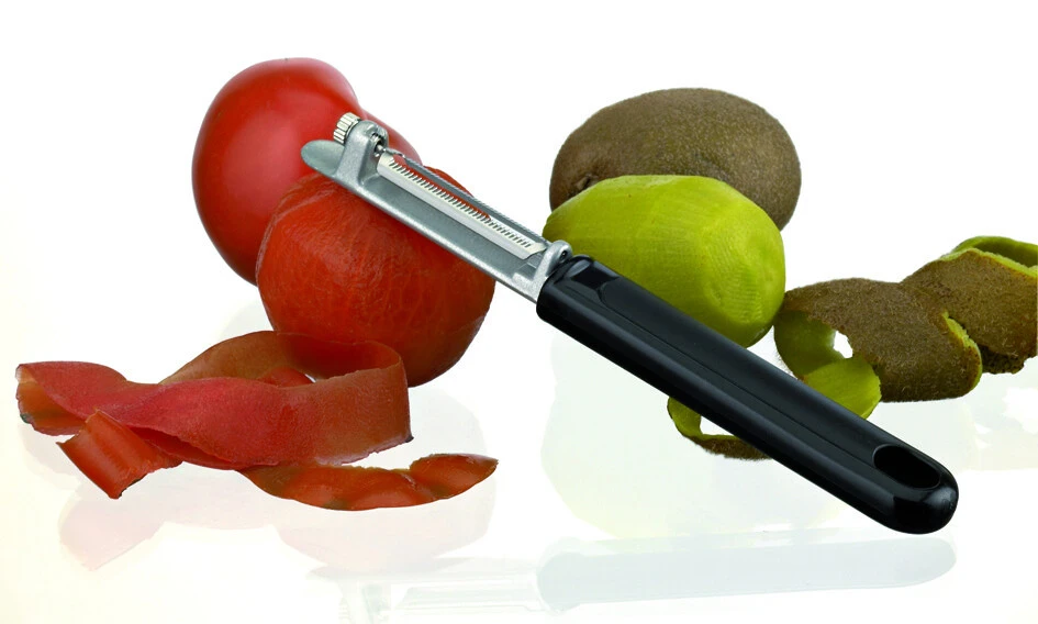 Set éplucheur Westmark 3 En 1 - Lame Tomates/kiwis + Julienne + Universelle - Acier Inoxydable - Fabriqué En Allemagne