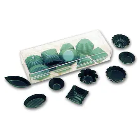 50 moules à petits fours assortis en Exopan