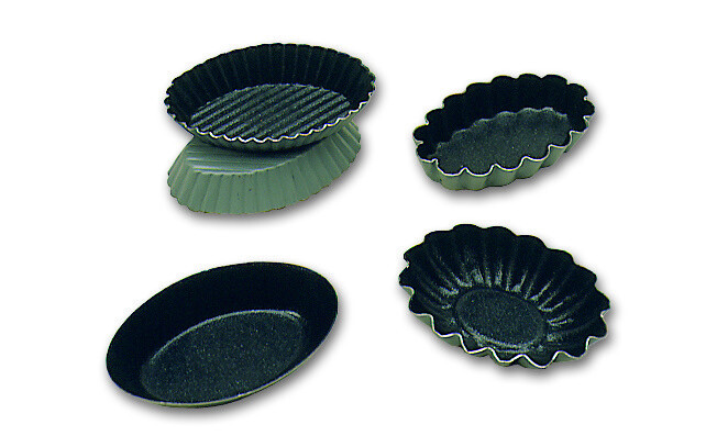 Gurlideo Lot De 6 Mini Moules à Cake Anti-adhésifs - Moules à Muffins Et Petits Gâteaux Dorés
