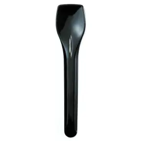 700 petites cuillères à glace noires en plastique