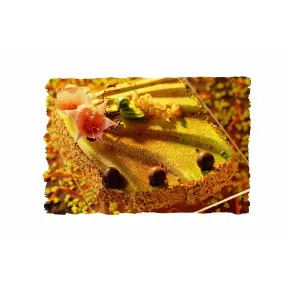 2 moules à entremets en plastique Carré Vague
