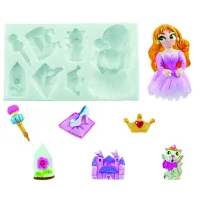 Plaque en silicone Sugarflex Princesse Silikomart