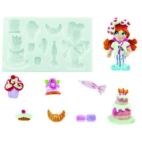 Plaque en silicone Sugarflex Pâtisserie Silikomart