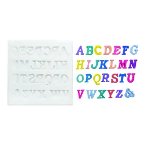 Moule en silicone Sugarflex Alphabet majuscules Silikomart