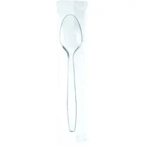 250 petites cuillères transparentes en sachet