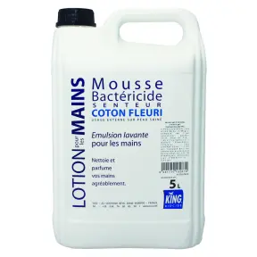 Liquide main bactéricide Coton Fleuri 5L