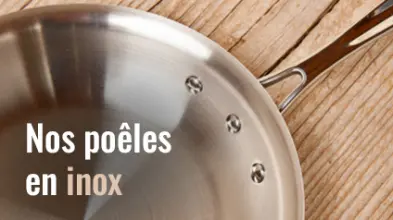 Poêles en inox