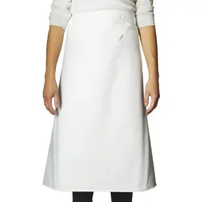Tablier de cuisinier sans bavette demi-chef