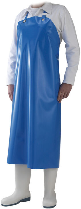Tablier de poissonnier bleu en polyuréthane La Boutique