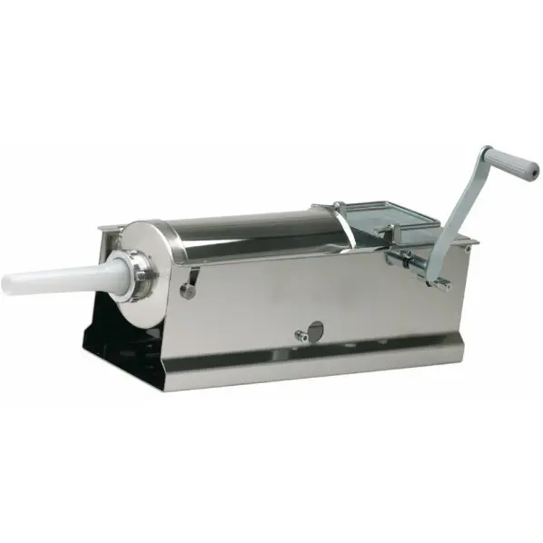 Poussoir à saucisses manuel 5 kg en acier inoxydable