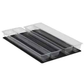 Moule à bûche et bûchette demi-ronde en plastique réutilisable MATFER