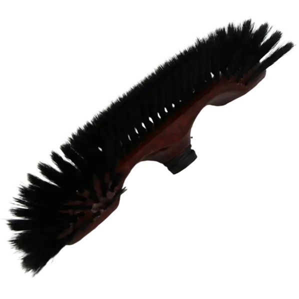 Balai demi-tête en soies noires