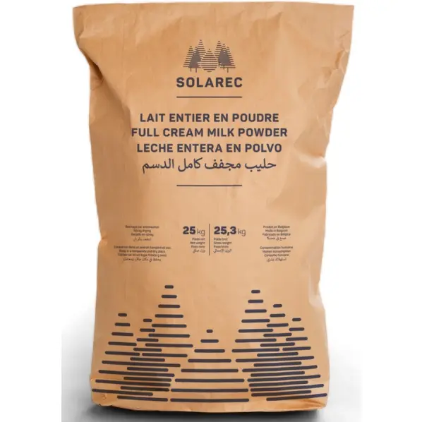 Poudre de lait entier 26% par 25 kg