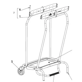 Chariot porte-sac poubelle Clic-Clac - 2