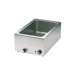 Bain-marie électrique inox avec vidange Matfer