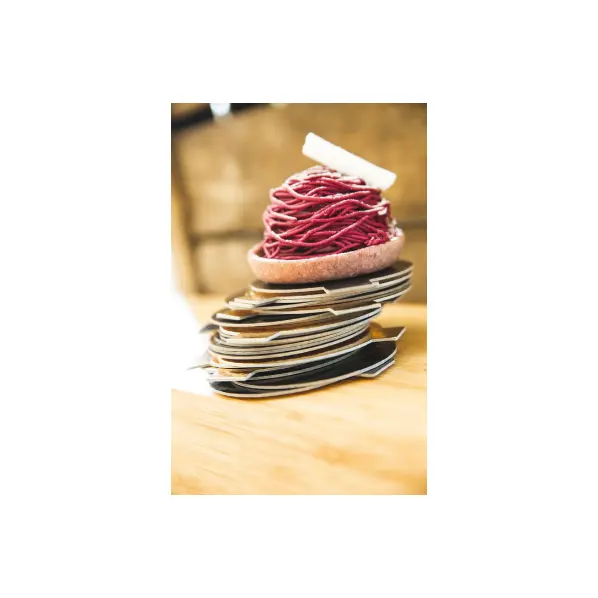 200 mini-cartons ronds or & noir