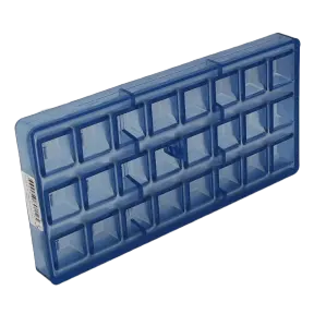 Moule chocolat 24 carrés cannage