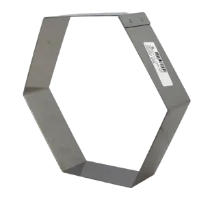 Hexagone en inox pour gâteaux & tartes 16 cm et + - 3