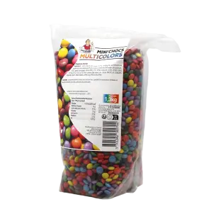 Lentilles chocolat colorées