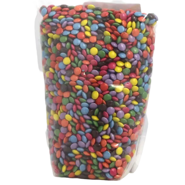 Lentilles chocolat colorées