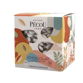 Dragées en chocolat blanches 1 kg