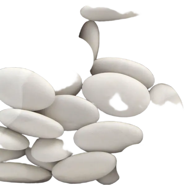 Dragées en chocolat blanches 1 kg