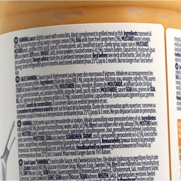 Sauce hannibal Risso 1L