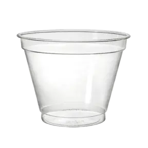 800 pots transparents évasés 26cl