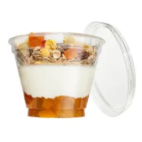 800 pots transparents évasés 26cl - 2